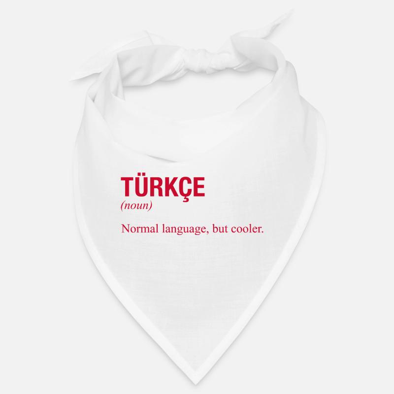 Turkish language Türkische Sprache Bandana