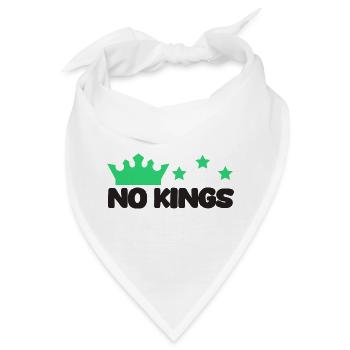 Königstiger lustiger Spruch  - Bandana - Weiß - Vorne