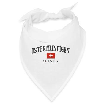 Ostermundigen Schweiz Emblem - Bandana - Weiß - Vorne