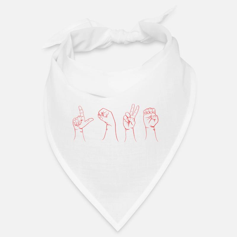 LIEBE ROTE LSF Bandana