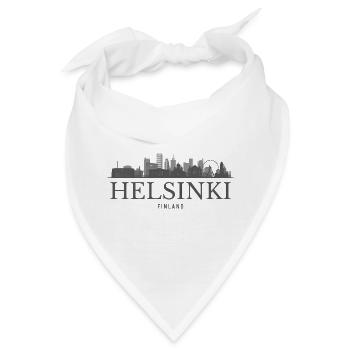 Helsinki, Finnland, Skyline von Helsinki - Bandana - Weiß - Vorne