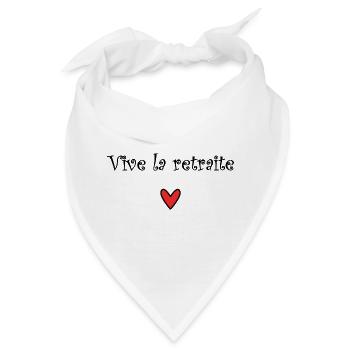 RUHESTAND. RUHESTAND. PENSIONIERT. RUHESTAND - Bandana - Weiß - Vorne