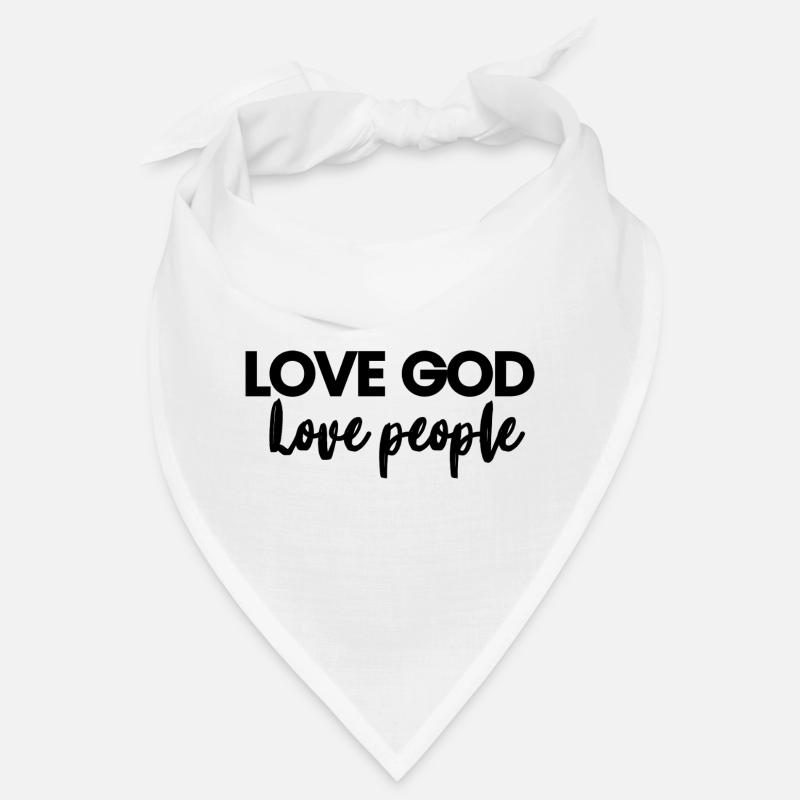 Liebe Gott, liebe die Menschen Bandana