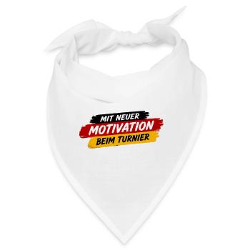 Motivation fürs Turnier neu - Bandana - Weiß - Vorne