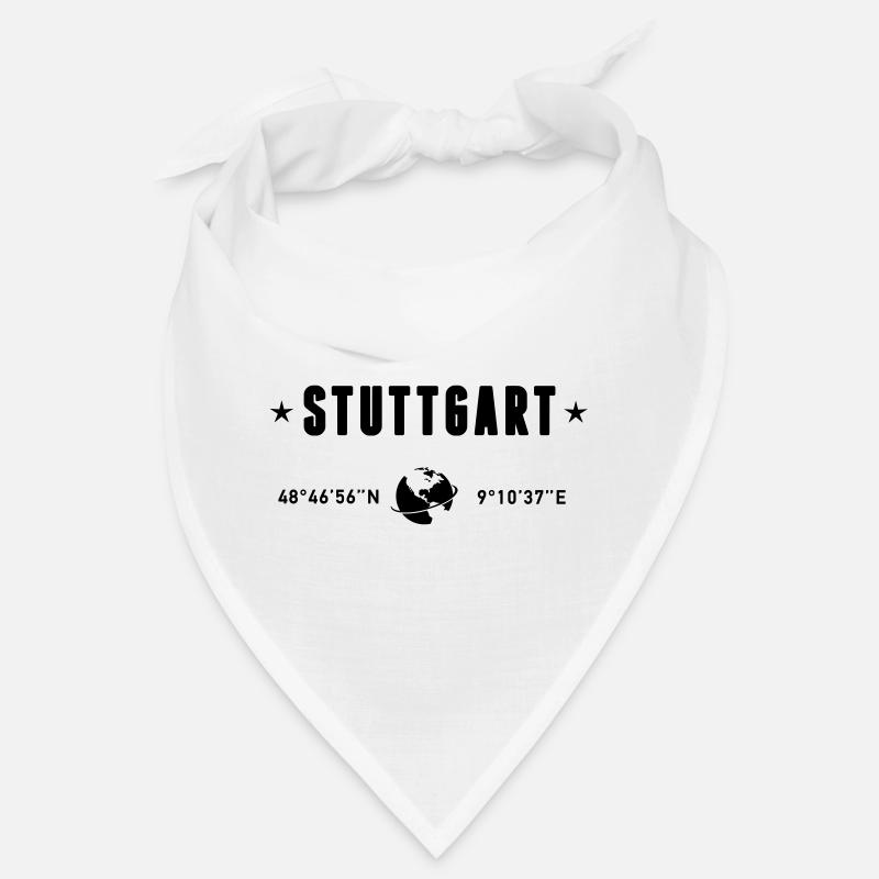 Stuttgart Germany Coordinates Gps Globe Bandana