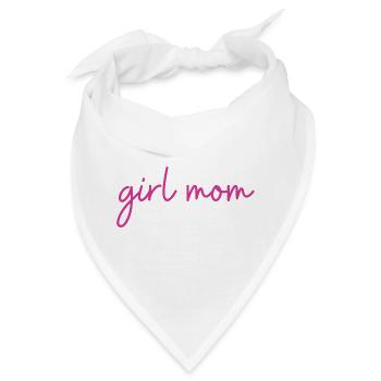Mädchen Mama Girl Mom Geschenk - Bandana - Weiß - Vorne