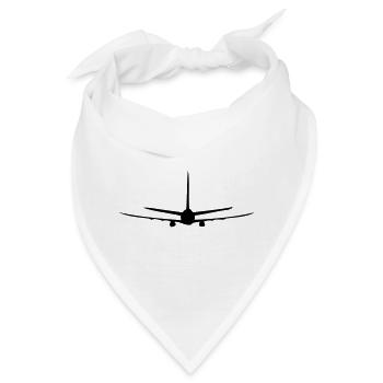 Flugzeug - Bandana - Weiß - Vorne