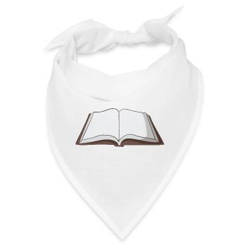 Buch - Bandana - Weiß - Vorne