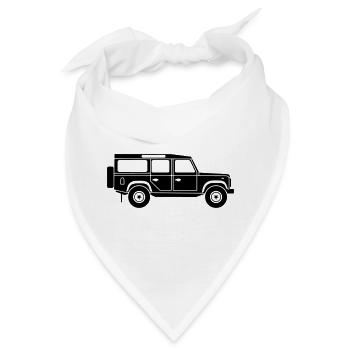 Defender D110 - Bandana - Weiß - Vorne