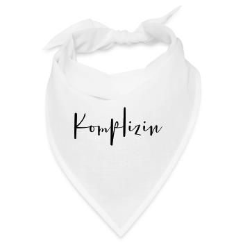 Komplizin Partnerin Freundin Ehefrau - Bandana - Weiß - Vorne