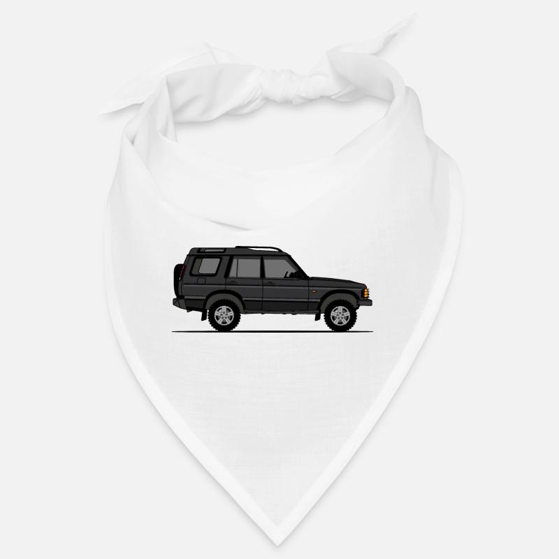Discovery 2 Schwarz - Bandana - Weiß