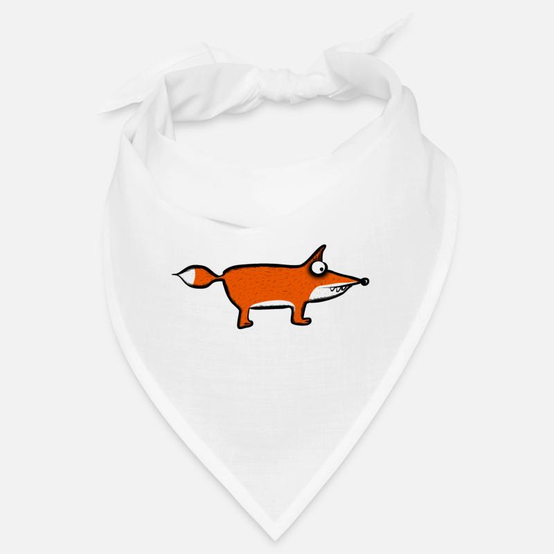 Fox - Bandana - white