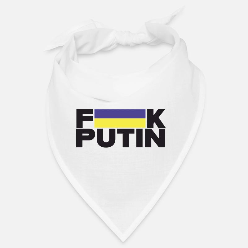 FK Poutine Ukraine Drapeau pour la paix Bandana