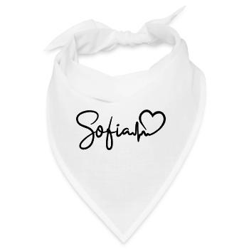 Sofia Herzschlag Bulgarien Sofia - Bandana - Weiß - Vorne