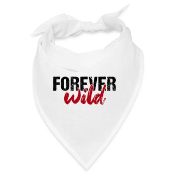 Forever wild - Bandana - Weiß - Vorne
