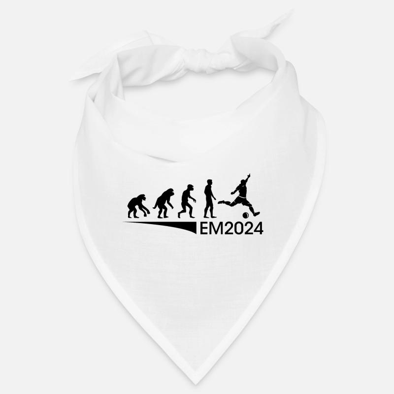 EM 2024 Evolution Fußball Fan Mannschaft Symbol Bandana