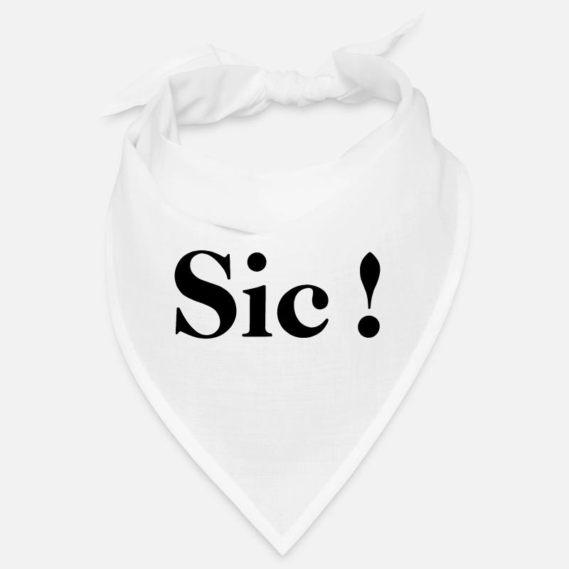 Sic! - Bandana - blanc