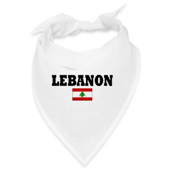 Libanon - Bandana - Weiß - Vorne