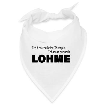 Therapie LOHME - Bandana - Weiß - Vorne