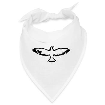 Flügel - Bandana - Weiß - Vorne