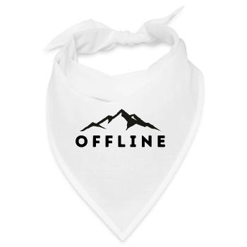 OFFLINE BERGE - Bandana - Weiß - Vorne
