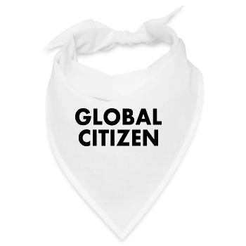 global citizen - Bandana - Weiß - Vorne