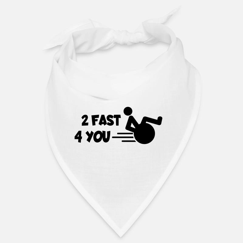 Je suis trop rapide pour toi dans mon fauteuil roulant # Bandana