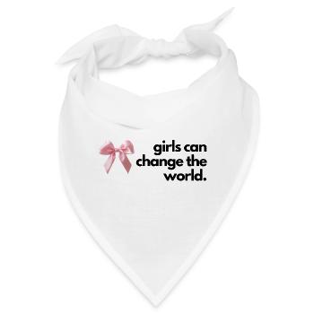 Mädchenwelt Wasserflasche Student Kit - Bandana - Weiß - Vorne
