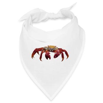 Krabbe - Bandana - Weiß - Vorne