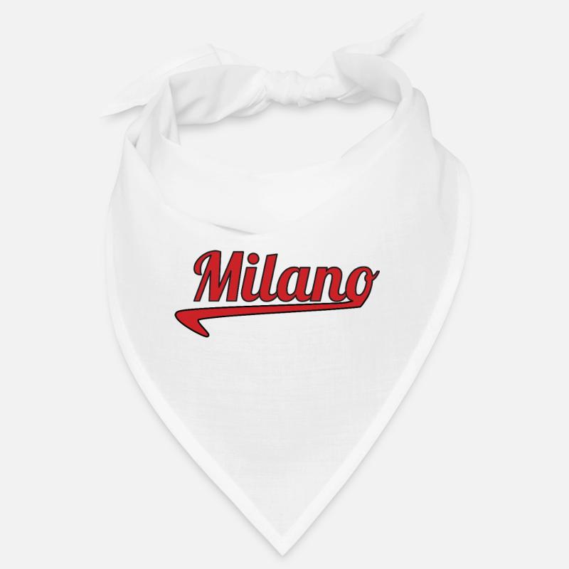 Milano Script Emblem Swoosh Bandana