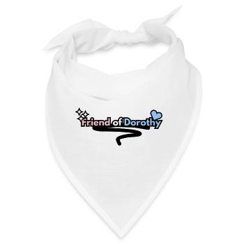 Freundin von Dorothy Trans Pride Hidden Queer - Bandana - Weiß - Vorne
