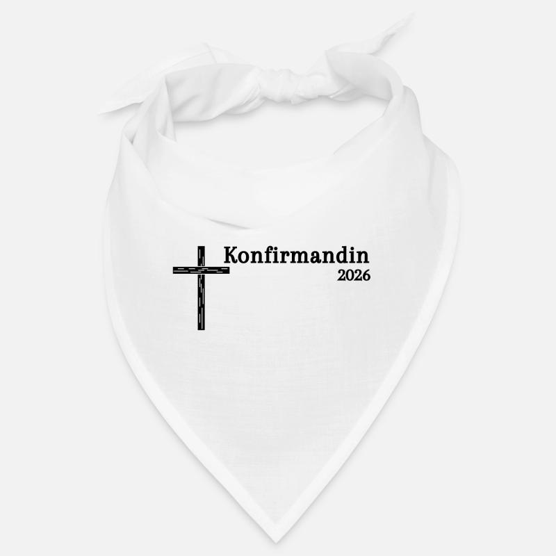 Confirmation 2026 Confirmation simple croix en bois Bandana