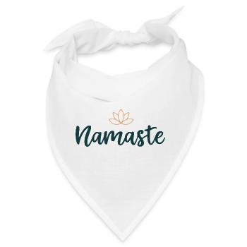Namaste Lotus Calm Yoga - Bandana - Weiß - Vorne