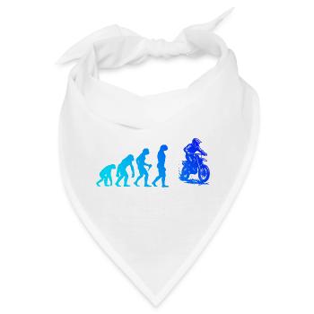 Ein Must Have für echte Motocross - Bandana - Weiß - Vorne
