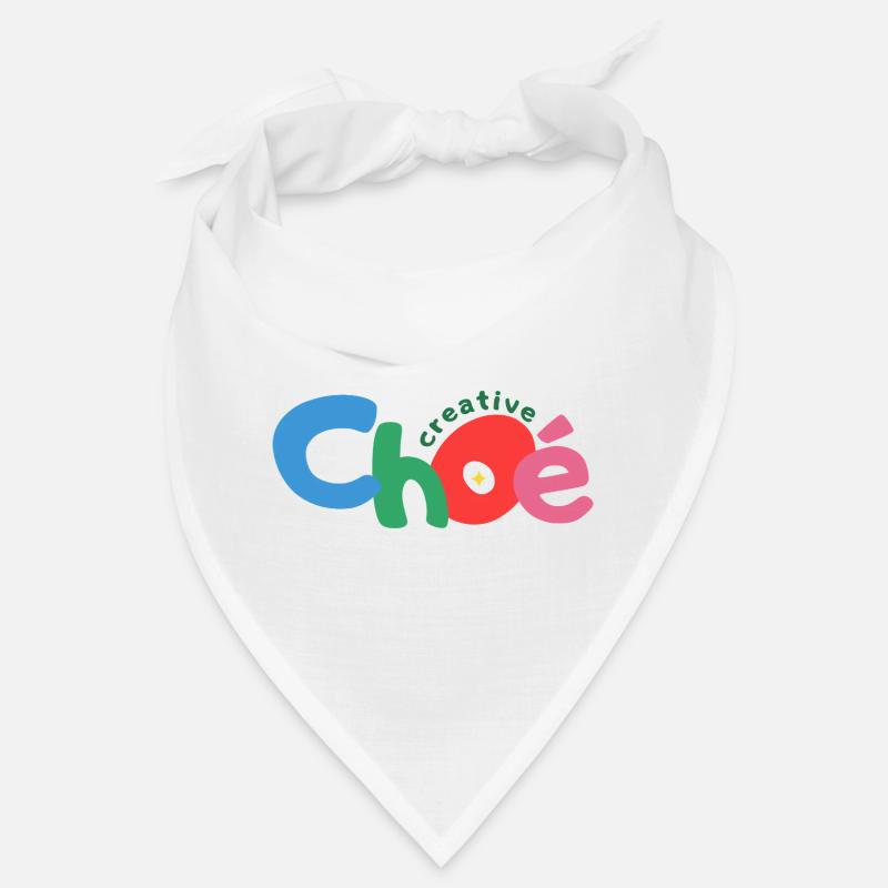 Choe Creative Text - Bandana - white