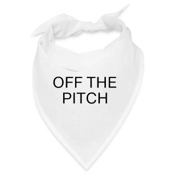 Off the Pitch Typografie Umriss - Bandana - Weiß - Vorne