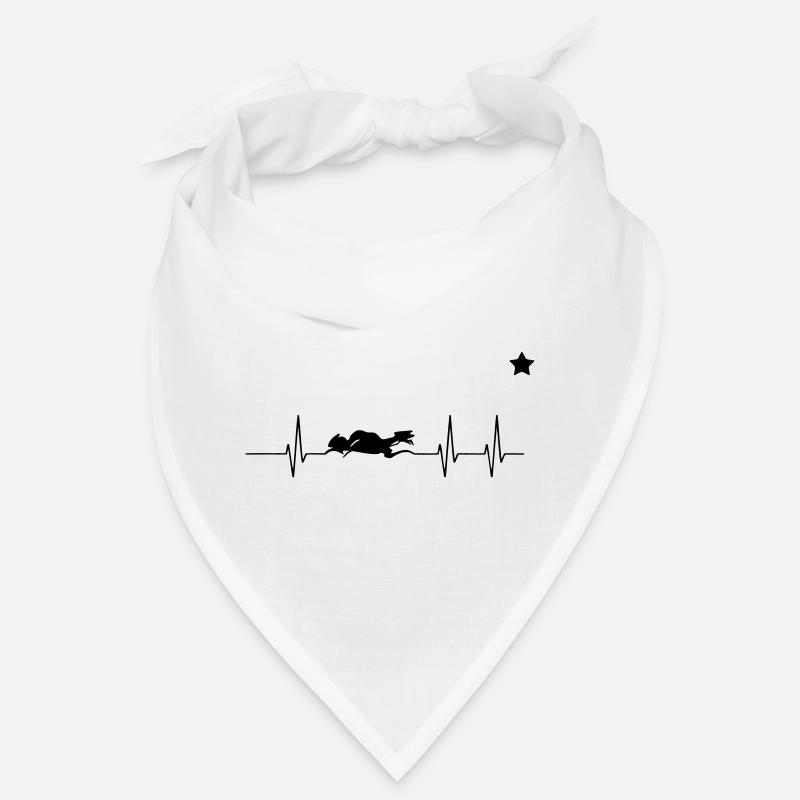 Cœur de vélo Devise Bandana