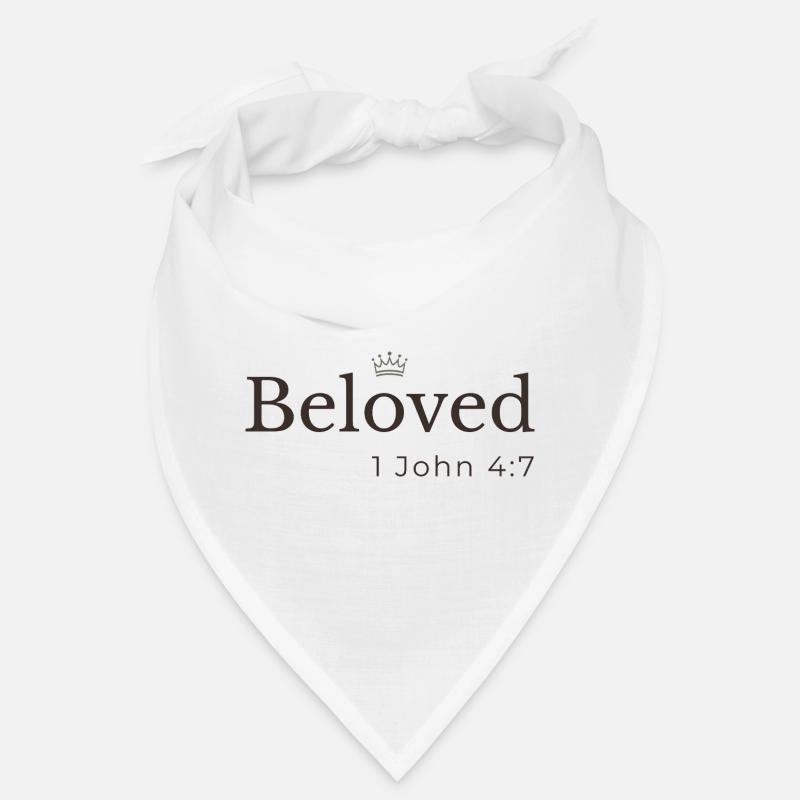 Christian bien-aimé | 1 Jean 4:7 | Conception de la couronne Bandana