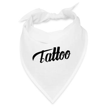Tattoo - Bandana - Weiß - Vorne