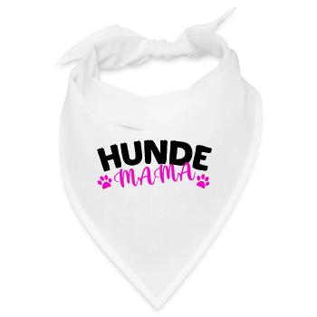 Hunde Mama - Bandana - Weiß - Vorne