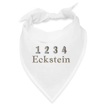 1,2,3,4 Eckstein - Wortschätze - vergessene Wörter - Bandana - Weiß - Vorne