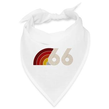 Vintage Astro 60 Jahre Sixties Party 1966 - Bandana - Weiß - Vorne