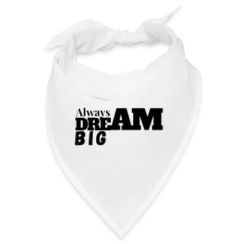 Bold Dream Big Typography Tee - Bandana - Weiß - Vorne