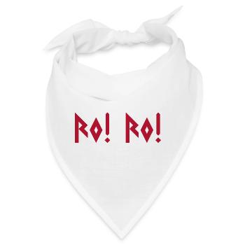 Ruhe! Ruhe! – Norwegischer Wikinger - Bandana - Weiß - Vorne