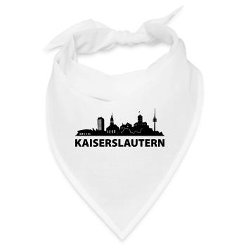 Kaiserslautern Skyline - Bandana - Weiß - Vorne