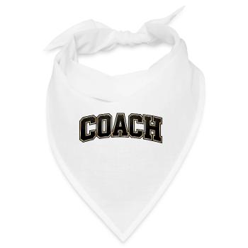 Coach - Trainer - Training - Sport - Bandana - Weiß - Vorne