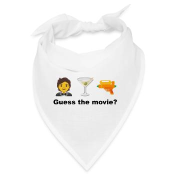 Das Cocktail-Abenteuer des Spions – Rate mal, Film oder Film - Bandana - Weiß - Vorne