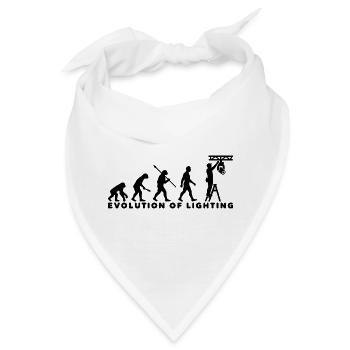 Evolution of Lighting – Veranstaltungstechnik - Bandana - Weiß - Vorne