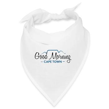 Good Morning Cape Town – Original - Bandana - Weiß - Vorne