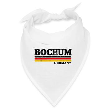 Bochum - Ruhrpott - Deutschland - Germany - Bandana - Weiß - Vorne